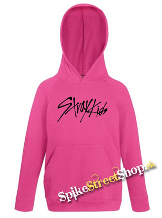 STRAY KIDS - Logo - ružová pánska mikina