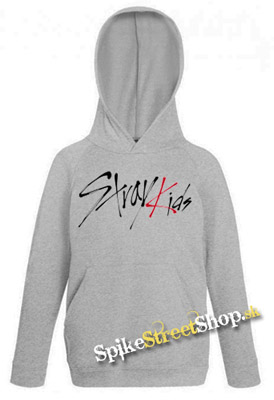 STRAY KIDS - Logo - šedá pánska mikina