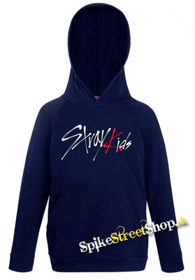 STRAY KIDS - Logo - tmavomodrá pánska mikina