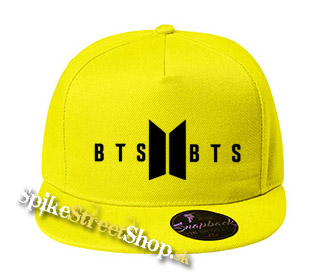 BTS - BANGTAN BOYS - Logo- žltá šiltovka model "Snapback"