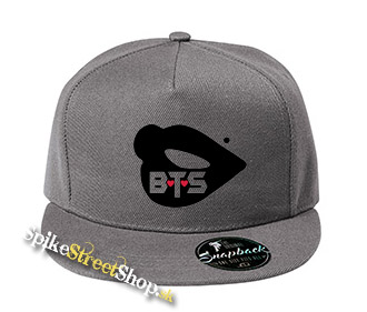 BTS - BANGTAN BOYS - Lips - starostrieborná šiltovka model "Snapback"