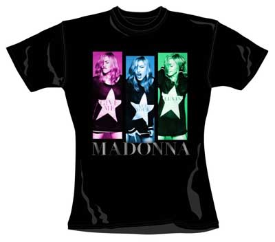 MADONNA - Give Me Your Luvin’ - čierne dámske tričko