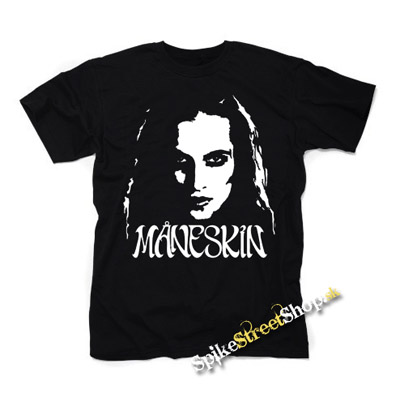 MANESKIN - Damiano Portrait - čierne detské tričko