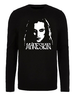 MANESKIN - Damiano Portrait - detské tričko s dlhými rukávmi