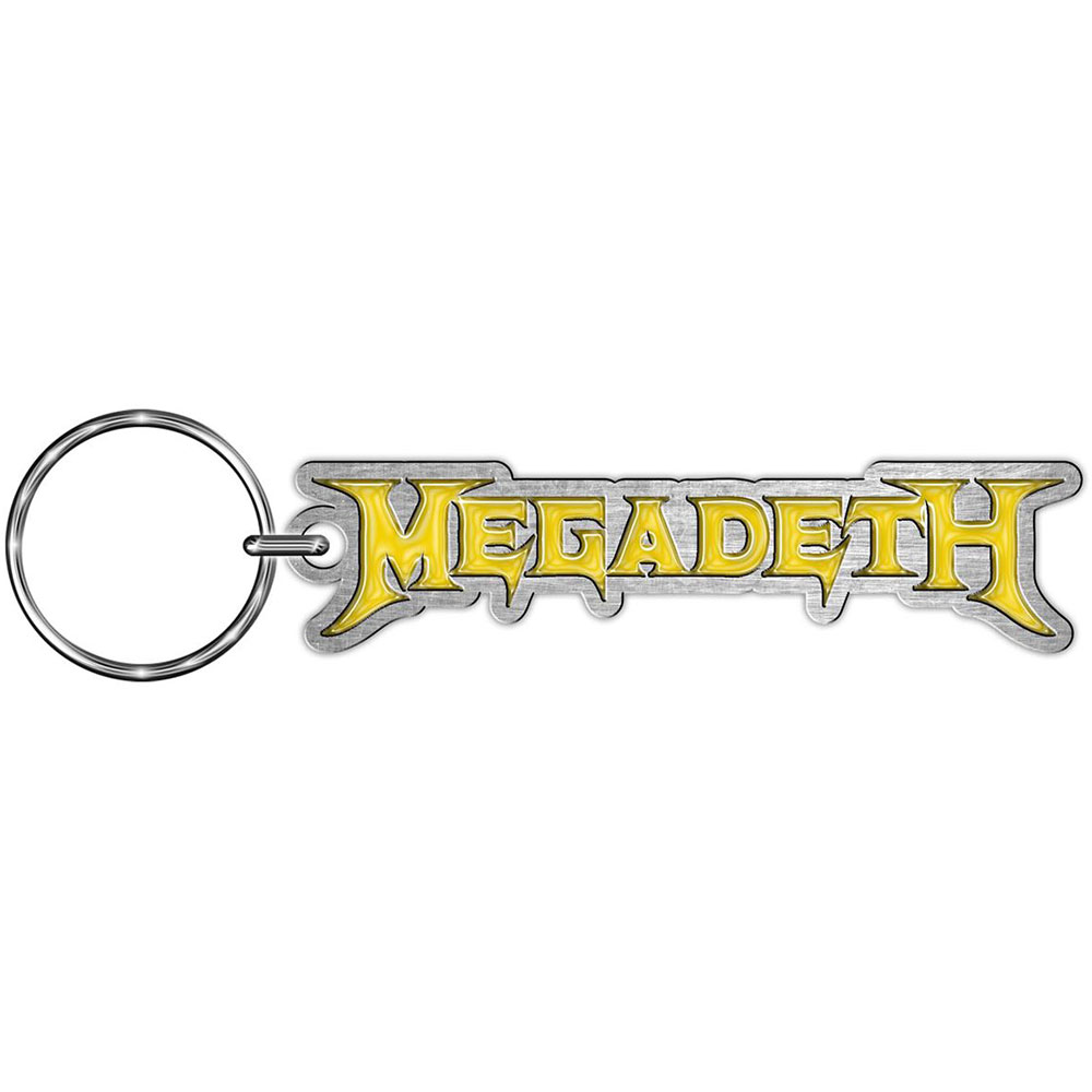 MEGADETH - Logo - kovový prívesok na kľúče