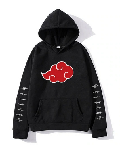 NARUTO - Akatsuki & Symbols - čierna pánska mikina