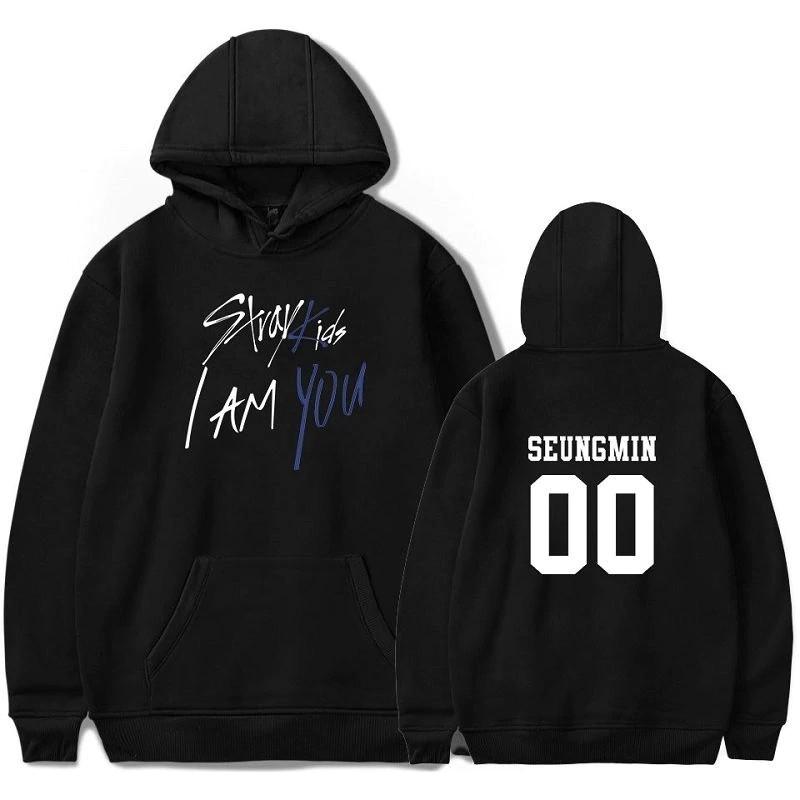 STRAY KIDS - I Am You - SEUNGMIN - čierna pánska mikina
