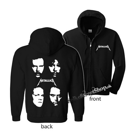 METALLICA - Band Portrait Black Album - mikina na zips