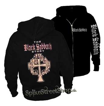 BLACK SABBATH - The Story - čierna pánska mikina na zips