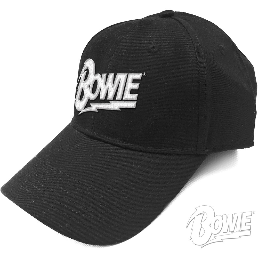 DAVID BOWIE - Flash Logo - čierna šiltovka