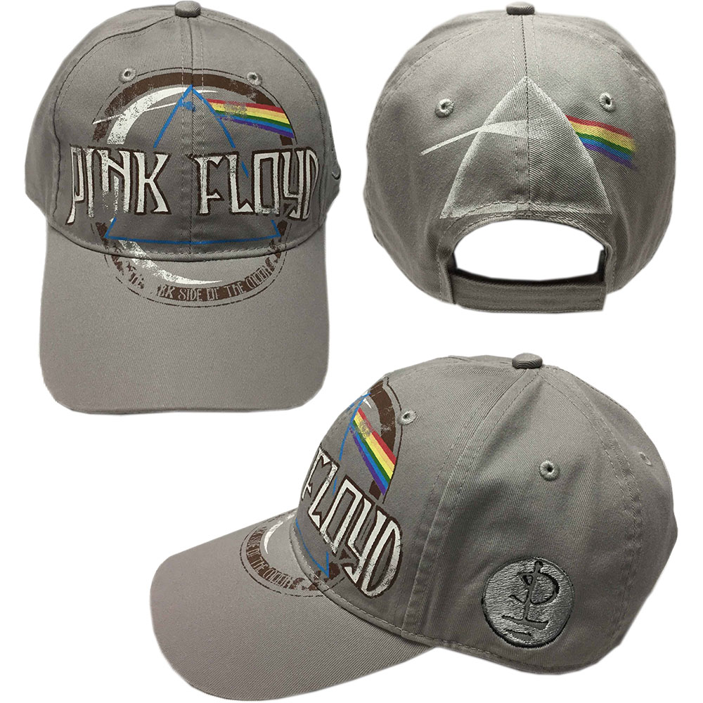 PINK FLOYD - Dark Side of the Moon Album Distressed Grey - sivá šiltovka