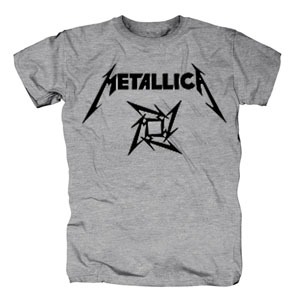METALLICA - Ninja Logo - sivé detské tričko