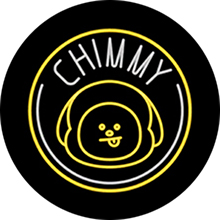 BT21 - Chimmi Neon Poster - okrúhla podložka pod pohár