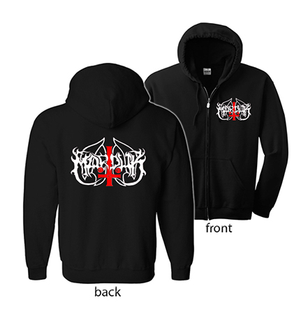 MARDUK - Red Cross Logo - mikina na zips