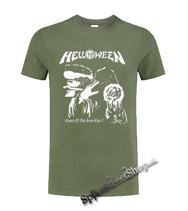 HELLOWEEN - Keeper Of The Seven Keys Part I - olivové pánske tričko