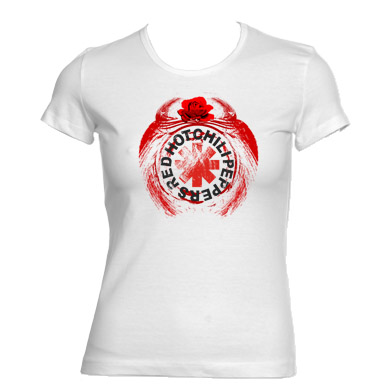 RED HOT CHILI PEPPERS - Wings Logo - biele dámske tričko