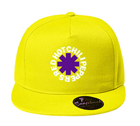 RED HOT CHILI PEPPERS - Asterix Purple White - žltá šiltovka model "Snapback"