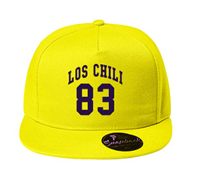 RED HOT CHILI PEPPERS - Los Chili 83 - žltá šiltovka model "Snapback"