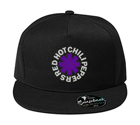 RED HOT CHILI PEPPERS - Asterix Purple White - čierna šiltovka model "Snapback"