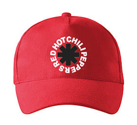 RED HOT CHILI PEPPERS - Asterix Logo - červená šiltovka (-30%=AKCIA)