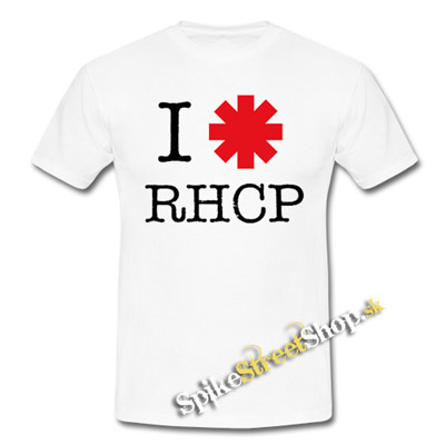 I LOVE RED HOT CHILI PEPPERS - biele detské tričko