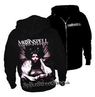 MOONSPELL - Night Eternal - čierna pánska mikina na zips