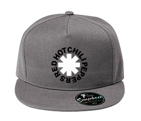 RED HOT CHILI PEPPERS - Asterix Logo - starostrieborná šiltovka model "Snapback"