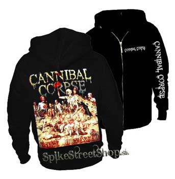 CANNIBAL CORPSE - Gore Obsessed - čierna pánska mikina na zips