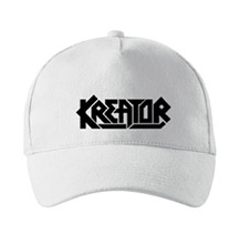 KREATOR - Logo Black - biela šiltovka (-30%=AKCIA)