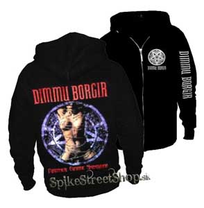 DIMMU BORGIR - Puritanical Euphoric - čierna pánska mikina na zips
