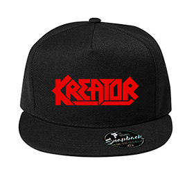 KREATOR - Logo Red - čierna šiltovka model "Snapback"