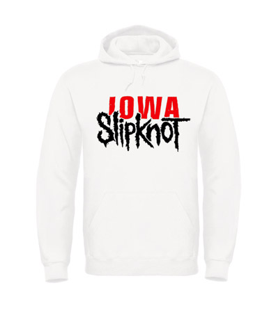 SLIPKNOT - Iowa - biela pánska mikina
