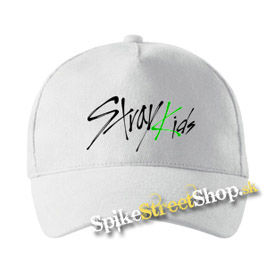 STRAY KIDS - Oddinary Logo Green - biela šiltovka (-30%=AKCIA)