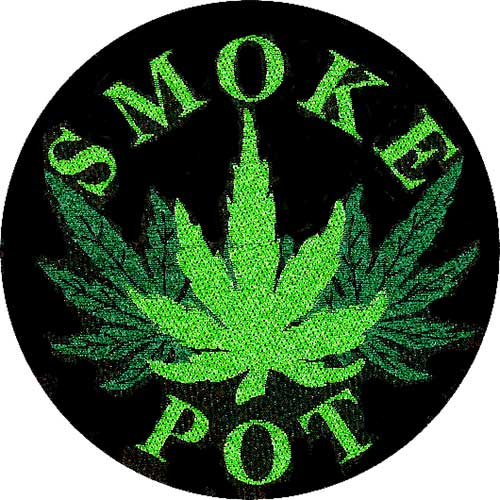 MARIHUANA - Smoke Pot - nášivka