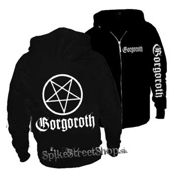 GORGOROTH - Logo Pentagram - čierna pánska mikina na zips