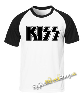 KISS - Logo Black - dvojfarebné pánske tričko