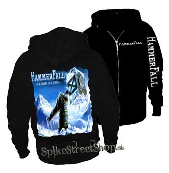 HAMMERFALL - Bloodbound - čierna pánska mikina na zips