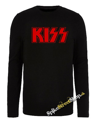 KISS - Logo Red - detské tričko s dlhými rukávmi