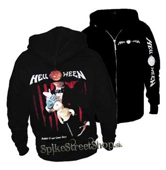 HELLOWEEN - Rabbit Don´t Come Easy - čierna pánska mikina na zips