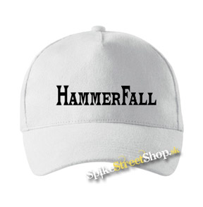 HAMMERFALL - Logo - biela šiltovka (-30%=AKCIA)