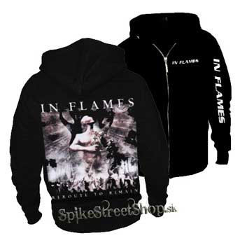IN FLAMES - Reroute To Remain - čierna pánska mikina na zips