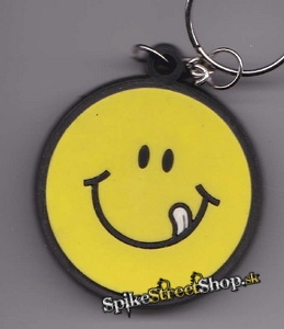 SMILEY - Tongue - gumená kľúčenka