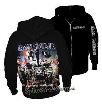 IRON MAIDEN - A Matter - čierna pánska mikina na zips