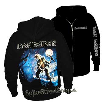 IRON MAIDEN - Benjamin Breeg - čierna pánska mikina na zips