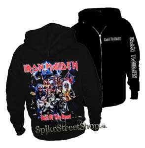IRON MAIDEN - Best Of The Beast - čierna pánska mikina na zips