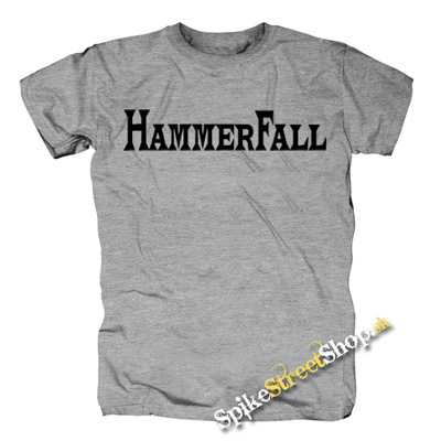 HAMMERFALL - Logo - sivé detské tričko