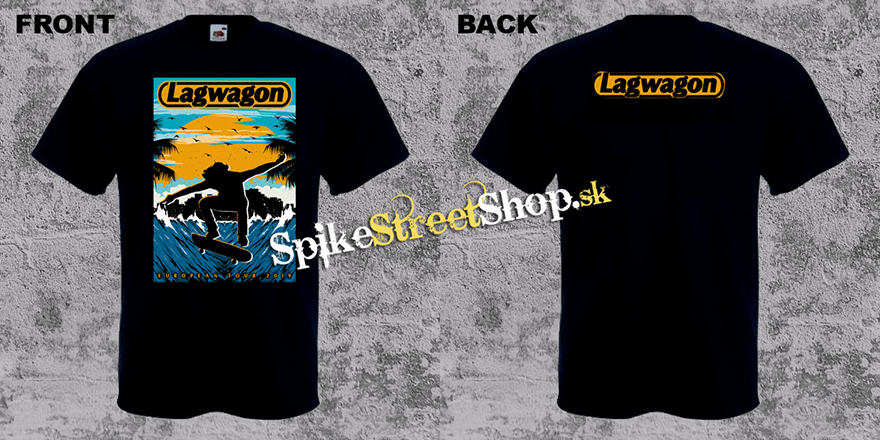 LAGWAGON - European Tour 2019 - čierne pánske tričko