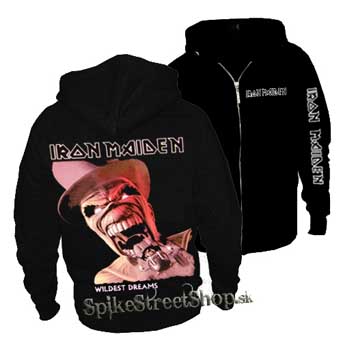 IRON MAIDEN - Wildest Dreams - čierna pánska mikina na zips
