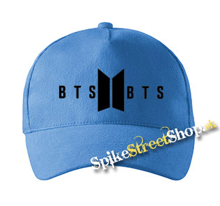 BTS - BANGTAN BOYS - Logo - svetlomodrá šiltovka (-30%=AKCIA)