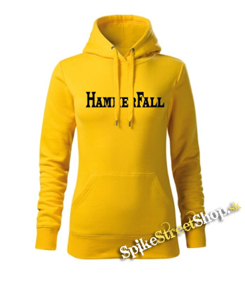 HAMMERFALL - Logo - žltá dámska mikina